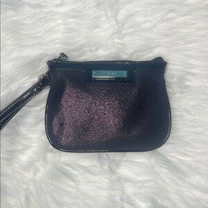 Shimmering Black Wristlet